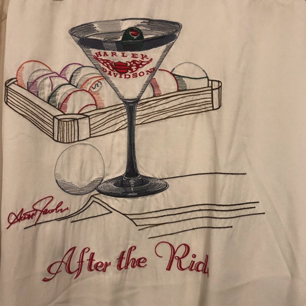 AFTER the RIDE 3XL silk shirt HARLEY DAVIDSON